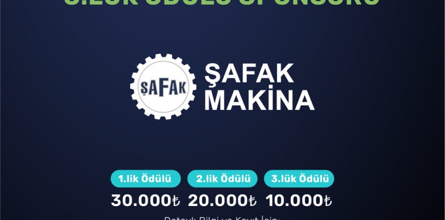 3.lük Ödül Sponsorumuz Şafak Makina-Post